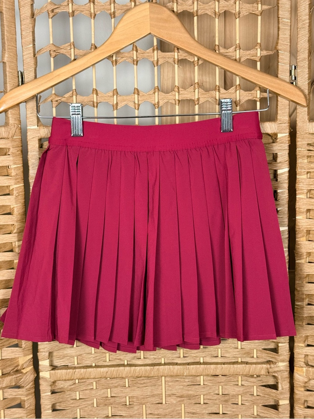 NWOT Lululemon High-Rise Pleated Tennis Skirt Size 4 Magenta Smoke